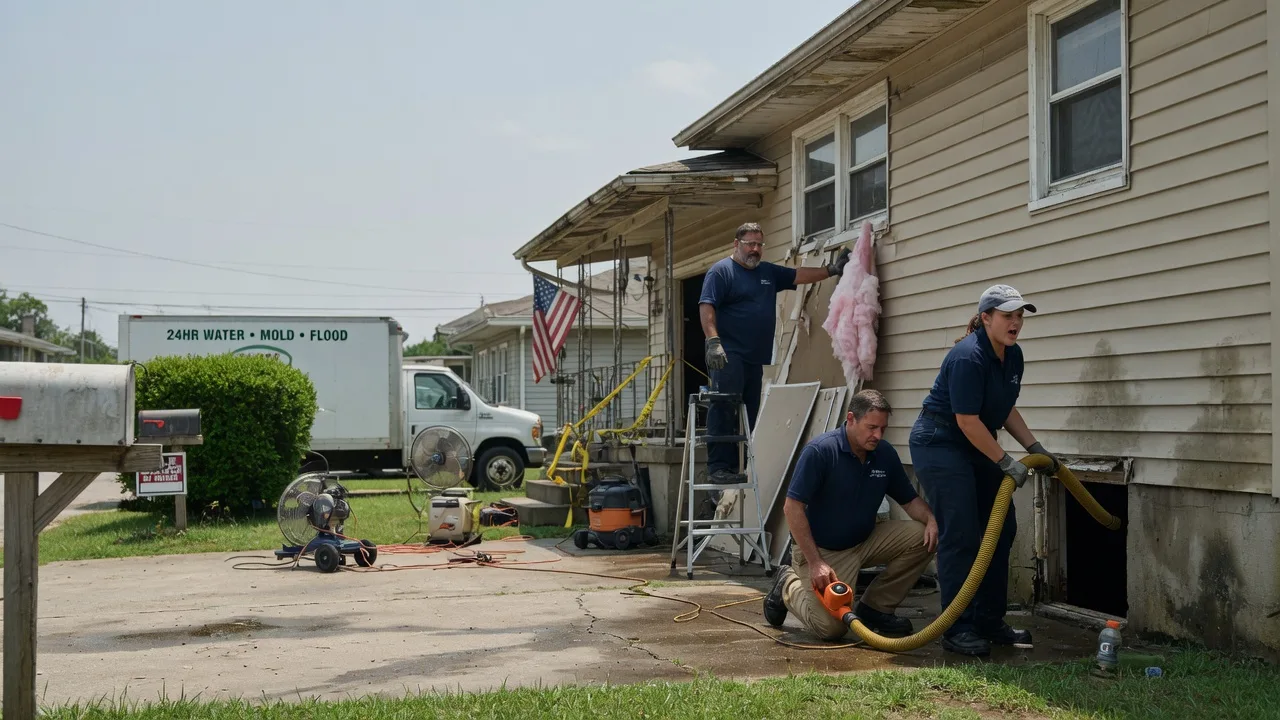 Water Damage Repair in Deridder, LA near me